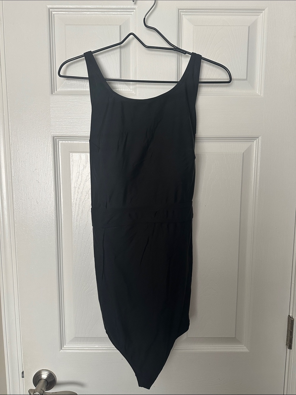 torrid Black One-Piece Swimsuit with Tank Straps